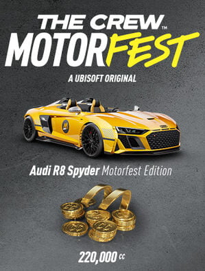 The Crew Motorfest - Audi R8 Spyder Willkommenspaket von Ubisoft