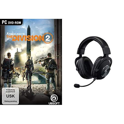 The Division 2 - [PC] Standar Edition + Gaming-Headset (mit Blue VO!CE, DTS Headphone:X 7.1 und PRO-G 50-mm-Lautsprechern, für PC, PS4, Switch, Xbox One, VR) schwarz von Ubisoft