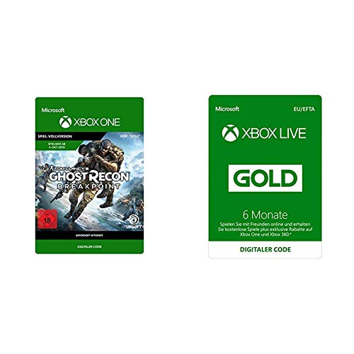 Tom Clancy's Ghost Recon Breakpoint | Xbox One - Download Code & Xbox Live Gold Mitgliedschaft | 6 Monate | Xbox Live Download Code von Ubisoft