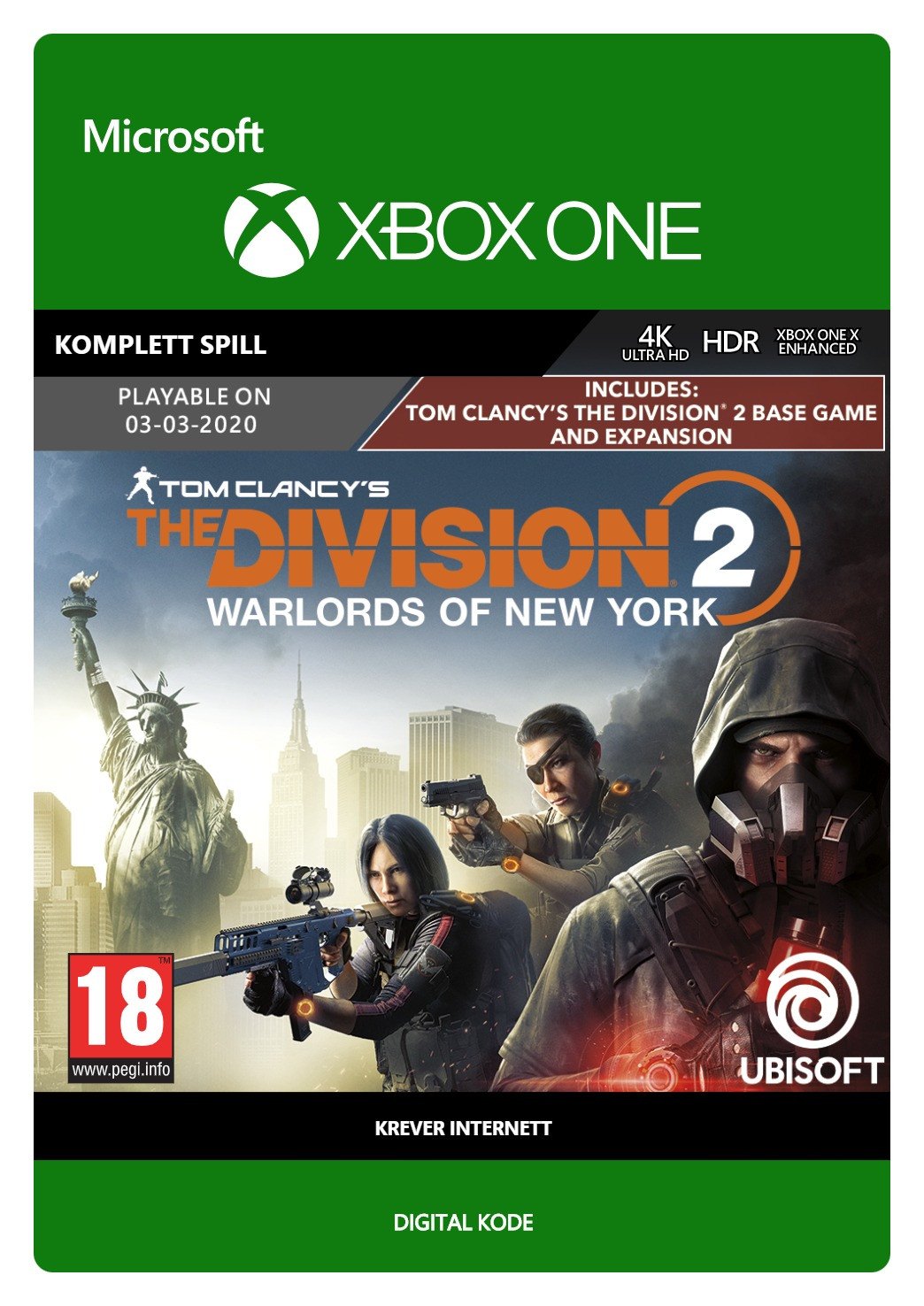 Tom Clancy`s The Division 2 Warlords Of New York Edition von Ubisoft