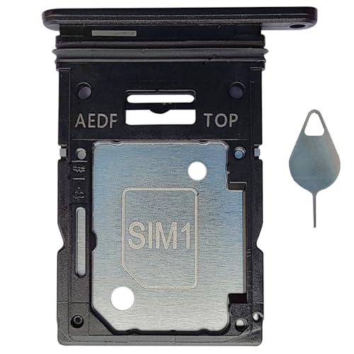 Ubrokeifixit Galaxy A54 5G A546U Micro-SD-Kartenfach, einzelner SIM-Kartensteckplatz, Ersatz für Samsung Galaxy A54 5G A546U A546U1 A546W 6,4 Zoll 2023 (A546U-Graphit) von Ubrokeifixit