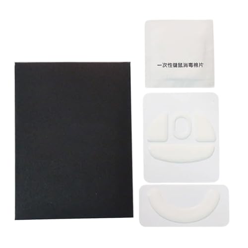 Ubxvamm 1 Set Esportstiger Ice Mouse Füße Aufkleber Pad Mouse-Skates Gildes für Mausgleiter, PTFE-Füße von Ubxvamm