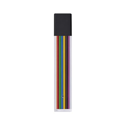 1/3/5 Tuben Farbstiftmine (2,0 mm) zum Zeichnen, Skizzieren, Schreiben, Notizen, Erwachsenenmalen, Druckbleistift-Nachfüllmine für Lehrer, Studenten, Künstler, Zuhause, Schule, Büro, Kunstprojekt von Uclac