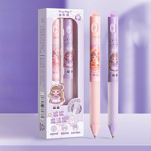 Uclac Capybara Cartoon-Radierstift, niedlicher Capybara-Stift mit drehbarem Design, für Studenten, Büro, Schreibwaren, 2 Stück Uclac Capybara Cartoon-Radierstift, niedlicher Capybara-Stift mit drehbarem Design, für Studenten, Büro, Schreibwaren, 2 Stück von Uclac