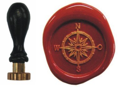 Siegel Stempel Petschaft Kompass 24 mm Siegel Stempel Petschaft Kompass 24 mm von Udig.de