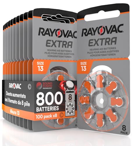800 Batterien für Hörgeräte Rayovac Extra 13. - 100 Blister à 8 Batterien 800 Batterien für Hörgeräte Rayovac Extra 13. - 100 Blister à 8 Batterien von Udivita