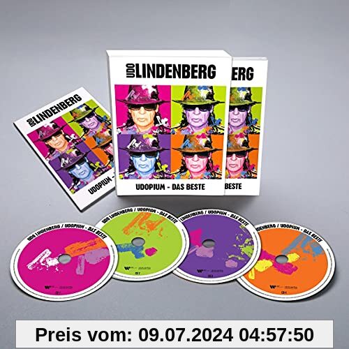 UDOPIUM - Das Beste (Standard Edition 4 CD) von Udo Lindenberg