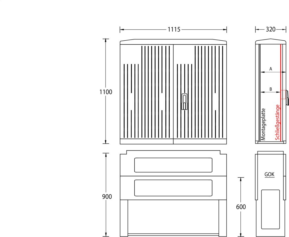 uesa Normschrank IP44 A120-M-1100 Uesa 6010-0101.63 uesa Normschrank IP44 A120-M-1100 Uesa 6010-0101.63 von Uesa