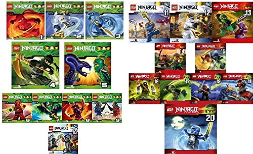 Lego Ninjago: Meister des Spinjitzu (CD 1 - 20) im Set - Deutsche Originalware [20 CDs] von Ufa