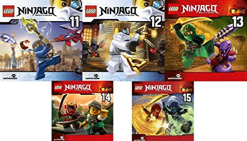 Lego Ninjago: Meister des Spinjitzu (CD 11 - 15) im Set - Deutsche Originalware [5 CDs] von Inateck