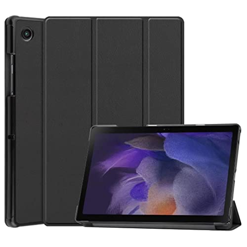 Hülle Kompatibel mit Samsung Galaxy Tab S9 FE 10.9 Zoll 2023 - Ultra Dünn mit Standfunktion Slim PU Leder Schutzhülle für Samsung Galaxy Tab S9 FE 10.9 Zoll 2023,schwarz von Ufgoszvp