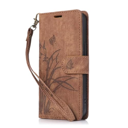 für iPhone 16e Hülle Schmetterling Flip Lederhülle Handyhülle Book PU Leder Tasche Case mit Kartenfach und Magnet Ständer Schutzhülle Handytasche für iPhone 16e,braun für iPhone 16e Hülle Schmetterling Flip Lederhülle Handyhülle Book PU Leder Tasche Case mit Kartenfach und Magnet Ständer Schutzhülle Handytasche für iPhone 16e,braun von Ufgoszvp