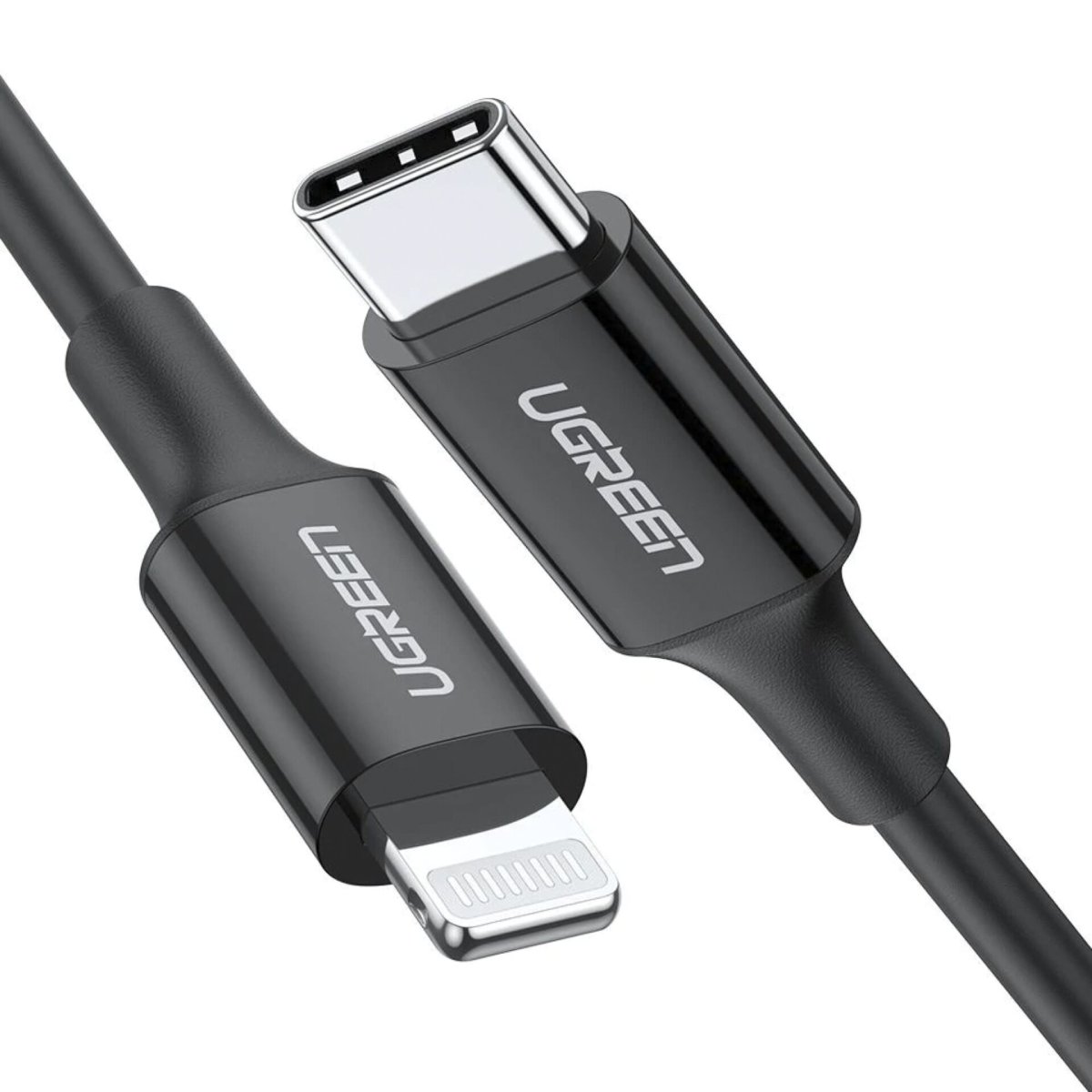 UGREEN Ladekabel Lightning zu Typ-C 1m schwarz UGREEN Ladekabel Lightning zu Typ-C 1m schwarz von Ugreen