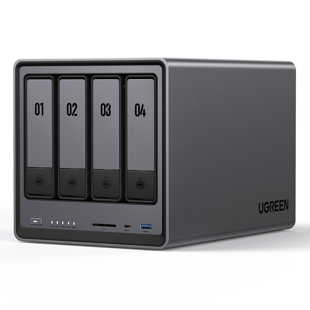 UGREEN NASync DXP4800 4-Bay NAS B-Ware 0/4 SATA, 0/2 M.2 SSD, 2x 2.5GbE, 8GB RAM UGREEN NASync DXP4800 4-Bay NAS B-Ware 0/4 SATA, 0/2 M.2 SSD, 2x 2.5GbE, 8GB RAM von Ugreen