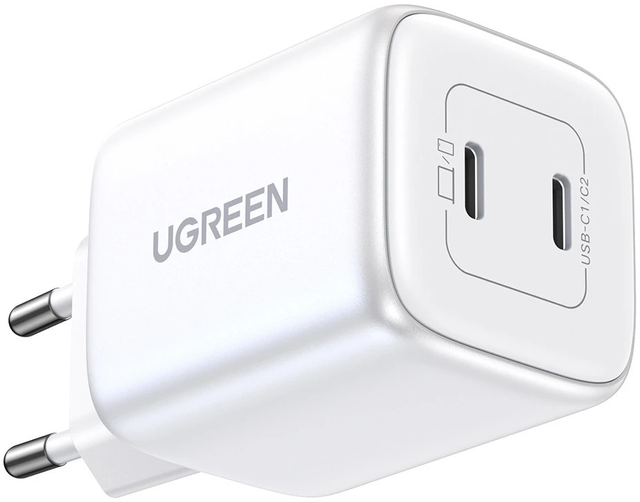 UGREEN Nexode 45W Dual USB-C PD Charger (25W+20W), weiß von Ugreen