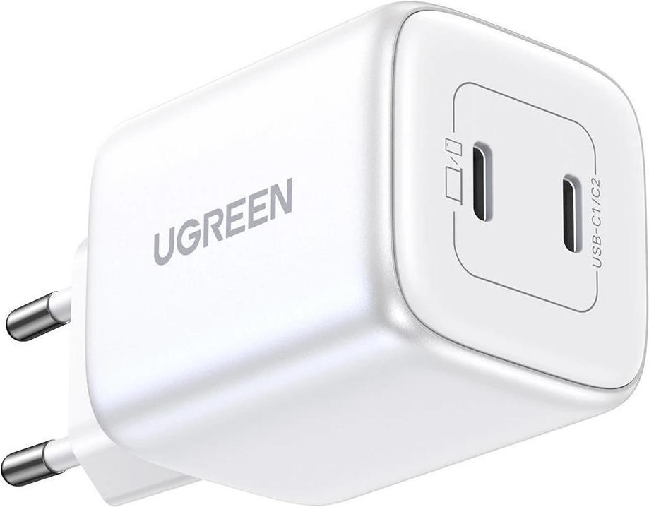 UGREEN Nexode 45W Dual USB-C PD Charger (25W+20W) white (15327) von Ugreen