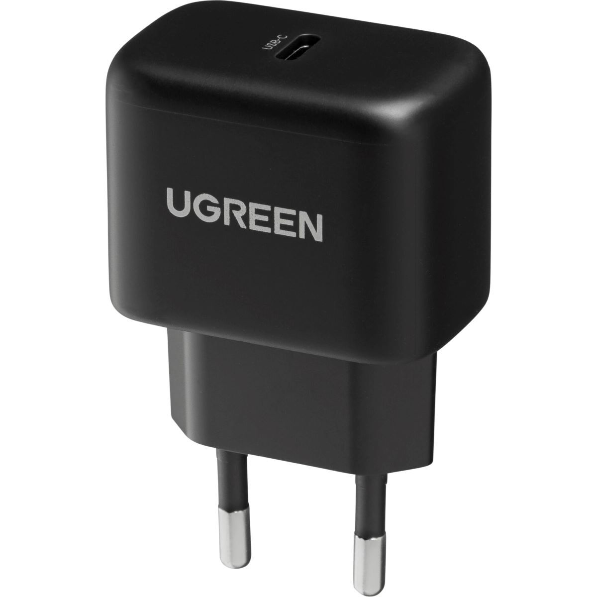 UGREEN USB-C 25W PD Wall Charger Ladegerät Schwarz Schnelllade-Protokolle, intelligenter Chip zum Schutz vor Kurzschluss, Ladeleistung: max. 25 W von Ugreen