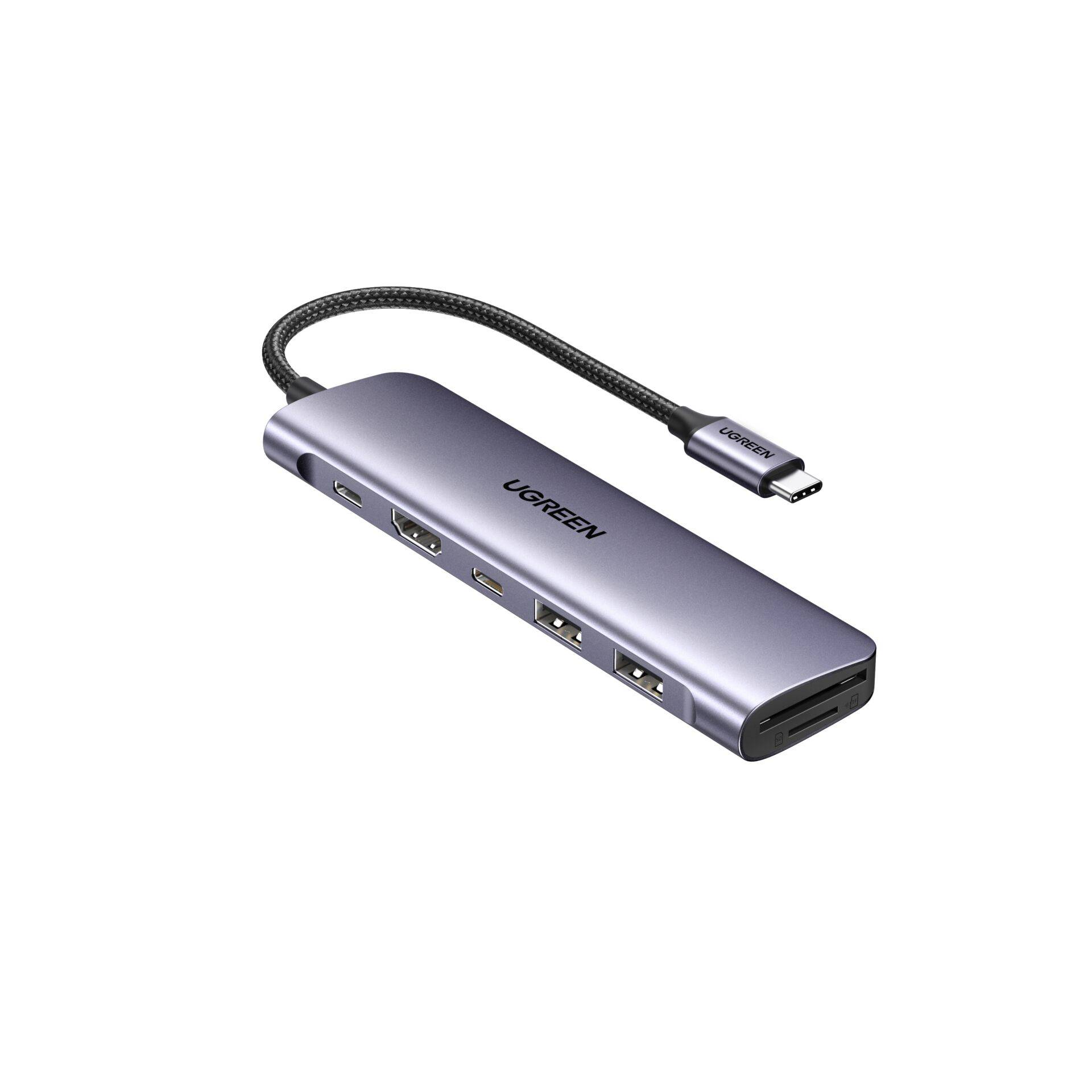 UGREEN USB-C Hub USB-C 7-in-1 mit 4K HDMI UGREEN USB-C Hub USB-C 7-in-1 mit 4K HDMI von Ugreen