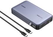 Ugreen Nexode - Powerbank - 20000 mAh - 72 Wh - 100 Watt - 6 A - PD 3,0, PD 2,0, QC 3,0, QC 2,0, Apple 2,4A, USB BC 1,2 - 3 Ausgabeanschlussstellen (USB, 2 x USB-C) (25188) von Ugreen