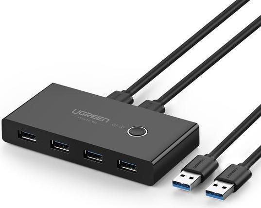 Ugreen 30768 Schnittstellen-Hub USB 3.2 Gen 1 (3.1 Gen 1) Type-A 5000 Mbit/s Schwarz (30768) von Ugreen