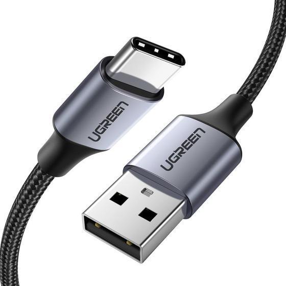 Ugreen 60126 USB Kabel 1 m USB C USB A Schwarz - Grau (60126) von Ugreen