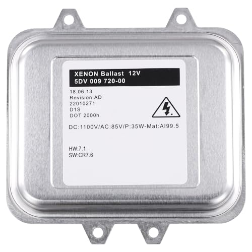 Uhidka 1 Stück 5DV009720-00 5DV 009 720 00 1232335 für Xenon-Scheinwerfer-Vorschaltgerät-Steuergerät- Xenon-Lampe Uhidka 1 Stück 5DV009720-00 5DV 009 720 00 1232335 für Xenon-Scheinwerfer-Vorschaltgerät-Steuergerät- Xenon-Lampe von Uhidka