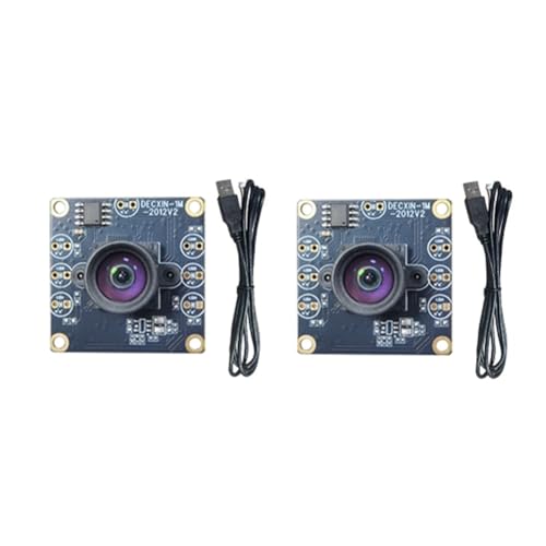Uhidka 100 Grad Kameramodul 1MP OV9732 1280x720 USB Free Driver Manueller mit 1 Meter USB-Kabel für WinXP/7/8 2 Stück von Uhidka