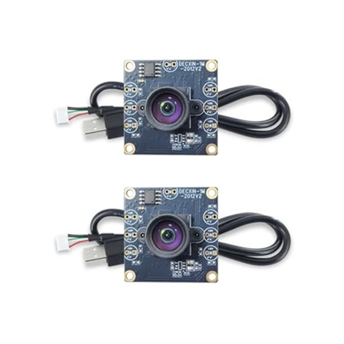 Uhidka 100-Grad-Kameramodul 1MP OV9732 1280x720 USB-Free-Driver mit Manuellem und 3 Meter Kabel für WinXP/7/8/10, 2 Stück von Uhidka