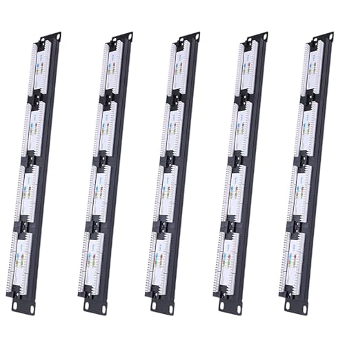 Uhidka 10X UTP 24 Anschluss Rj45 Patch Panel Rack Kabel Wand Halterung Rack Werkzeug Ethernet LAN Netzwerk Adapter CAT6 Uhidka 10X UTP 24 Anschluss Rj45 Patch Panel Rack Kabel Wand Halterung Rack Werkzeug Ethernet LAN Netzwerk Adapter CAT6 von Uhidka