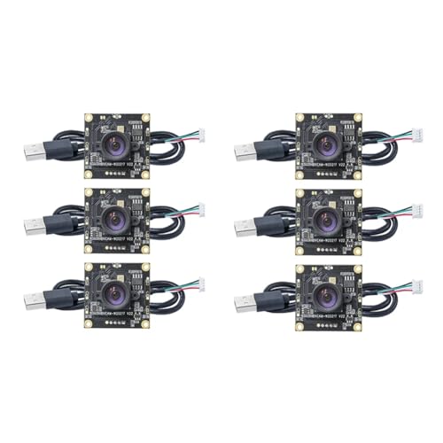 Uhidka 6 Stück OV9732 100 Grad 1280 X 720 30 Fps Kameramodul für Autodarts Io mit 3 Meter Kabel, PCB-Größe: 32 X 32 mm, Kameramodul von Uhidka