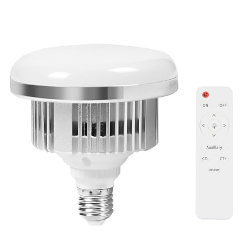 Uhidka 85W LED-Lichtbirne Energiesparende E27-Fassung Fernbedienungs-Birne für Fotostudio zu Hause Uhidka 85W LED-Lichtbirne Energiesparende E27-Fassung Fernbedienungs-Birne für Fotostudio zu Hause von Uhidka