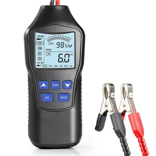 Uhidka Automotiva Batterietester Monitor Internal Resistance Meter für 12V 24V für Auto, Motorrad, Elektrofahrrad Batterieerkennung, Diagnose und Analyse für Fahrzeugwerkzeuge und Zubehör Uhidka Automotiva Batterietester Monitor Internal Resistance Meter für 12V 24V für Auto, Motorrad, Elektrofahrrad Batterieerkennung, Diagnose und Analyse für Fahrzeugwerkzeuge und Zubehör von Uhidka