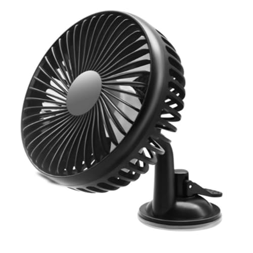Uhidka Autoventilator Autoelektrikventilator Auto 12V-24V Kühlluftventilator USB-Schnittstellenventilator 3-Stufig Verstellbarer Ventilator Uhidka Autoventilator Autoelektrikventilator Auto 12V-24V Kühlluftventilator USB-Schnittstellenventilator 3-Stufig Verstellbarer Ventilator von Uhidka