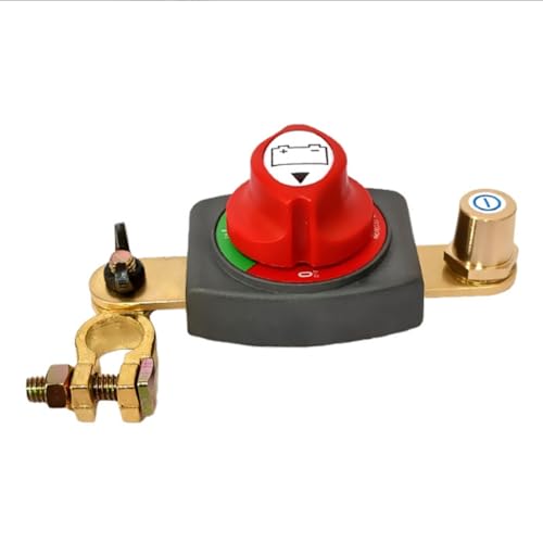Uhidka Batterie-Trennschalter Ein/Aus Batterie-Isolator für Auto, Wohnmobil, Boot Negative Elektrode 15-17MM Batterie-Kopf Uhidka Batterie-Trennschalter Ein/Aus Batterie-Isolator für Auto, Wohnmobil, Boot Negative Elektrode 15-17MM Batterie-Kopf von Uhidka