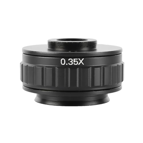 Uhidka C-Mount-Adapter-Objektiv 0,35X CCD für Trinokulares Stereo-Mikroskop Kamera 0,35x C-Mount Adapter-Objektiv von Uhidka