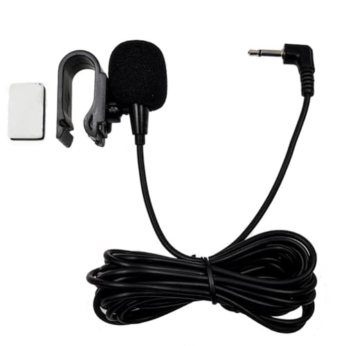 Uhidka Für Auto Radio Mikrofon Profis Auto-Audio-Mikrofon 3,5 mm Clip Klinkenstecker Mic von Uhidka