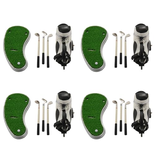 Uhidka Golf Stifte mit Golf Halter, Neuheit Geschenke mit 12 StüCke Aluminium Stift Schreibtisch Golf Tasche Bleistift Halter Uhidka Golf Stifte mit Golf Halter, Neuheit Geschenke mit 12 StüCke Aluminium Stift Schreibtisch Golf Tasche Bleistift Halter von Uhidka