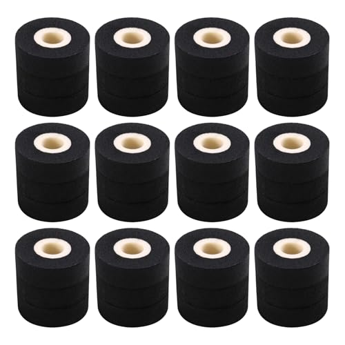 Uhidka Multi-Pack Schwarz-Folienrollen für Heißpräge-Codierer, 36 Stück Von 36x10mm für MY380F/DK1000/DK1100 Maschinen von Uhidka