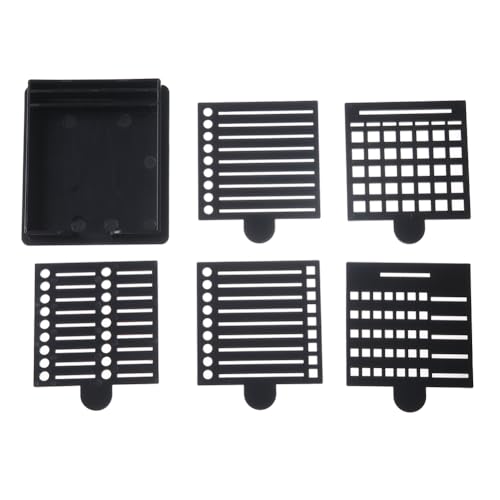 Uhidka -Notizenvorlage Sticky Note Schablone Notiz Organizer für Büro und Schule für To-Do-Listen, Zuhause, Büro, Sticky-Notes- Schwarz Uhidka -Notizenvorlage Sticky Note Schablone Notiz Organizer für Büro und Schule für To-Do-Listen, Zuhause, Büro, Sticky-Notes- Schwarz von Uhidka