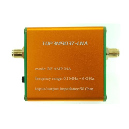 Uhidka TQP3M9037-LNA HF-Verstärkermodul 0,1 MHz-6 GHz Niedrigrauschverstärker RF AMP 04A Vollband RF SMA-Kopf für Fernbedienungsempfänger für FM-Radio von Uhidka
