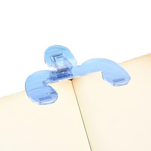 Uhngw Buchclips, Seitenhalter,Transparente Buchclips zum Öffnen | Leichtes Design, Accessoires für Studenten, Fachkräfte und Leser Uhngw Buchclips, Seitenhalter,Transparente Buchclips zum Öffnen | Leichtes Design, Accessoires für Studenten, Fachkräfte und Leser von Uhngw