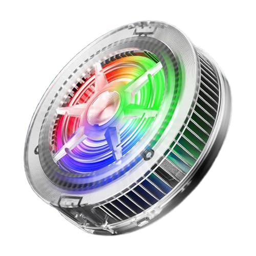 Uhngw Handy-Kühler – magnetischer Handy-Kühler – tragbarer USB-Handy-Kühler leise RGB-Halbleiter-Kühlung für Handys, Tablets, Teenager, Erwachsene, Spieleliebhaber Uhngw Handy-Kühler – magnetischer Handy-Kühler – tragbarer USB-Handy-Kühler leise RGB-Halbleiter-Kühlung für Handys, Tablets, Teenager, Erwachsene, Spieleliebhaber von Uhngw