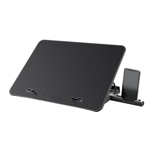 Uhngw Laptop-Kühler | Externer Laptop-Ventilator mit Telefonhalter – USB-betrieben, hoher Luftstrom, mehrere Winkel verstellbar, leichtes Schreibtisch-Wärmeableitungswerkzeug für Heimstudio, Café Uhngw Laptop-Kühler | Externer Laptop-Ventilator mit Telefonhalter – USB-betrieben, hoher Luftstrom, mehrere Winkel verstellbar, leichtes Schreibtisch-Wärmeableitungswerkzeug für Heimstudio, Café von Uhngw