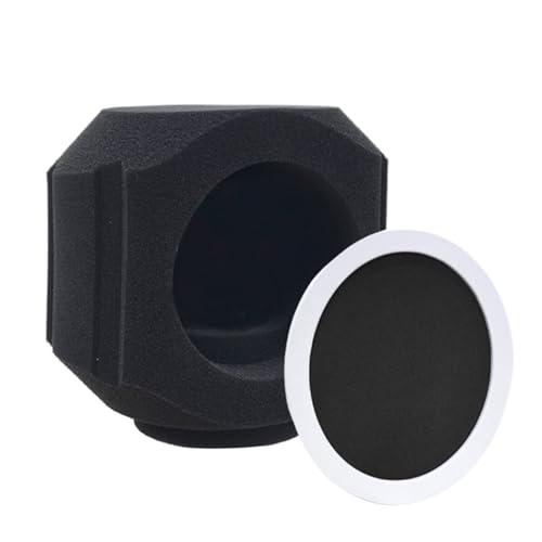 Uhngw Mikrofon Windschutz - Schallabsorbierende Abdeckung Mit Filter | Geräuschreduzierende Schallschutzabdeckung Für Studioaufnahmen & Live-Auftritte Uhngw Mikrofon Windschutz - Schallabsorbierende Abdeckung Mit Filter | Geräuschreduzierende Schallschutzabdeckung Für Studioaufnahmen & Live-Auftritte von Uhngw