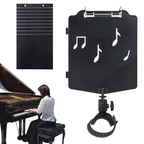 Uhngw Notenständer | Tragbarer Violinen-Notenständer – Verstellbares Display-Rack, Flötenspielzubehör für Snaredrum und Bassdrum von Uhngw