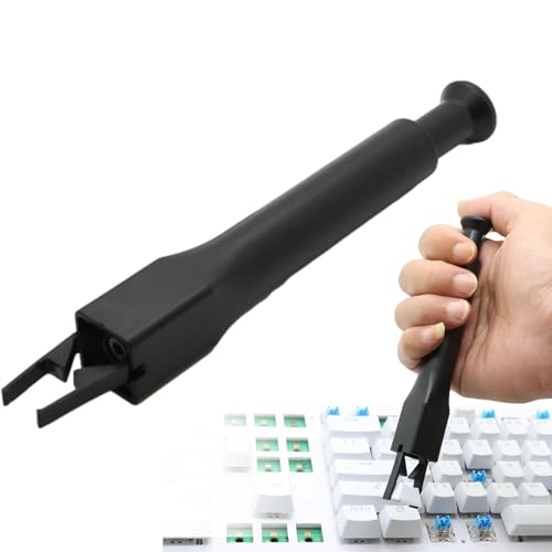 Uhngw Werkzeug zum Entfernen von Tastenkappen, Tastaturschlüssel-Entferner, Tragbarer Tastaturkappen-Entferner, mechanischer Tastatur-Tastenzieher, Robustes Tastaturwerkzeug, Tastenkappen-Entferner von Uhngw