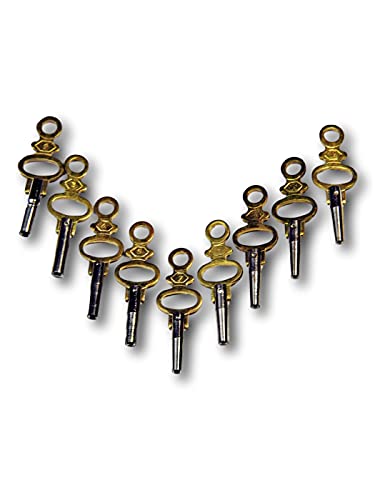 Uhren Pevak® Taschenuhrschlüssel 0,95mm Aufziehschlüssel für Taschenuhren Uhrenschlüssel Uhr Schlüssel 12 von Uhren Pevak