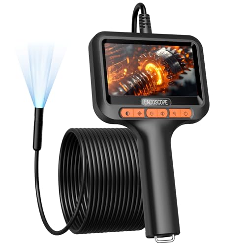 Uiivzey 20M Endoskopkamera mit Licht, 1920p HD Kanalkamera mit 4,3-Zoll-IPS-Bildschirm, IP67 Wasserdichtes Endoskop 8mm Professionelles Inspektionskamera, Rohrkamera, 2600mAh Batterie Uiivzey 20M Endoskopkamera mit Licht, 1920p HD Kanalkamera mit 4,3-Zoll-IPS-Bildschirm, IP67 Wasserdichtes Endoskop 8mm Professionelles Inspektionskamera, Rohrkamera, 2600mAh Batterie von Uiivzey