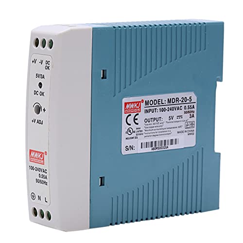 Uinfhyknd MDR-20 5 V 20 W DIN-Schiene Netzteil AC/DC Treiber Spannungsregler Netzteil 110V 220V von Uinfhyknd