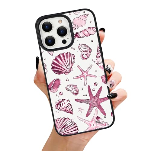 Uioeua Magnetische Schutzhülle für iPhone 13 Pro, niedliche Küstenstrände, Sommer, Rosa, Muschel, Ästhetik, kompatibel mit Magsafe, für Damen und Mädchen, Silikon, stoßfeste Schutzhülle für iPhone 13 Uioeua Magnetische Schutzhülle für iPhone 13 Pro, niedliche Küstenstrände, Sommer, Rosa, Muschel, Ästhetik, kompatibel mit Magsafe, für Damen und Mädchen, Silikon, stoßfeste Schutzhülle für iPhone 13 von Uioeua